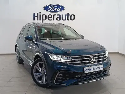 Usado VW Tiguan R-line 150 CV (110 kW) 2021 Azul SUV