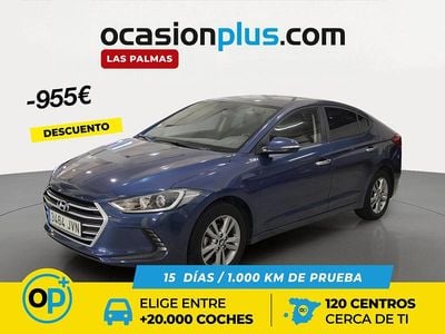Usado Hyundai Elantra Style 132 CV (97 kW) 2016 Azul Berlina