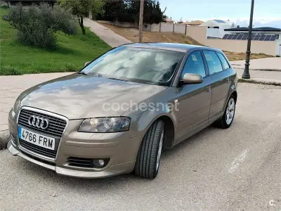 Usado Audi A3 Sportback Ambiente 140 CV (102 kW) 2007 Beige Utilitario