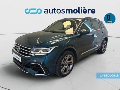 Azul Usado 2022 VW Tiguan R-line SUV | 30.890 € (Precio justo)