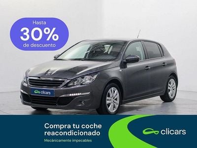 Usado Peugeot 308 Style 130 CV (95 kW) 2016 Gris Berlina