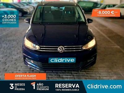 Usado VW Touran Business 116 CV (85 kW) 2017 Azul Monovolumen