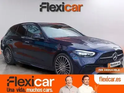 Usado Mercedes C220 200 CV (147 kW) 2022 Azul Familiar