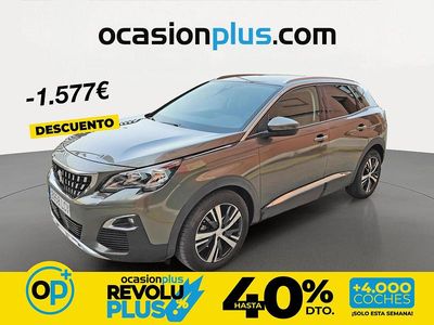 Usado Peugeot 3008 Allure 180 CV (132 kW) 2019 Gris SUV