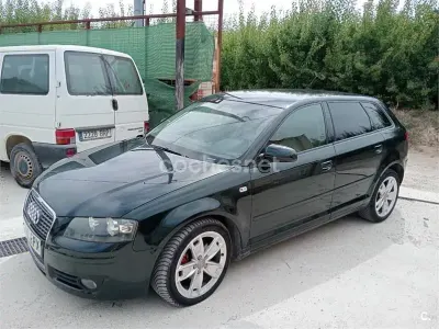 Usado Audi A3 Sportback 140 CV (102 kW) 2007 Verde Utilitario