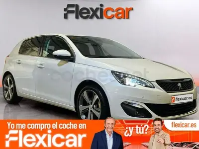 Usado Peugeot 308 GT-line 130 CV (95 kW) 2017 Blanco Berlina