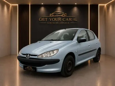 Usado Peugeot 206 75 CV (55 kW) 2004 Azul Utilitario