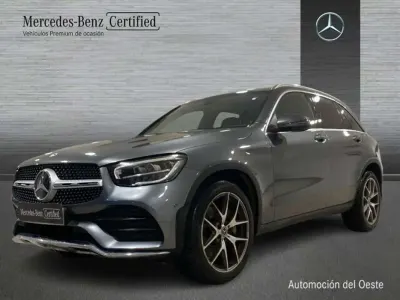 Usado Mercedes GLC220 AMG line 196 CV (144 kW) 2021 Gris SUV