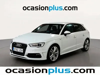 Usado Audi A3 Sportback S-Line 150 CV (110 kW) 2015 Blanco Utilitario