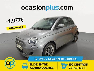 Usado Fiat 500e Icon 86 kW (118 CV) 2022 Gris Utilitario