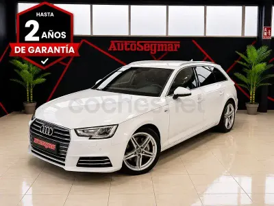 Usado Audi A4 S-Line 190 CV (139 kW) 2017 Blanco Familiar