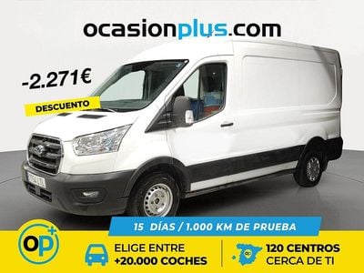 Blanco Usado 2021 Ford Transit Trend Berlina | 24.990 € (Precio justo)