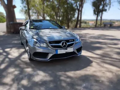 Usado Mercedes E350 252 CV (185 kW) 2014 Gris Coupe