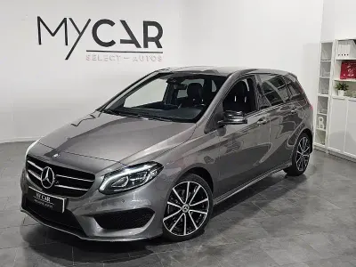 Begagnad Mercedes B180 AMG line 109 HK (80 kW) 2016 Grå Minibuss