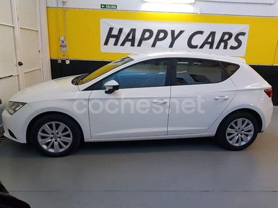 Usado Seat Leon Style 105 CV (77 kW) 2014 Blanco Berlina