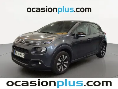 Usado Citroën C3 Feel 82 CV (60 kW) 2017 Gris Utilitario