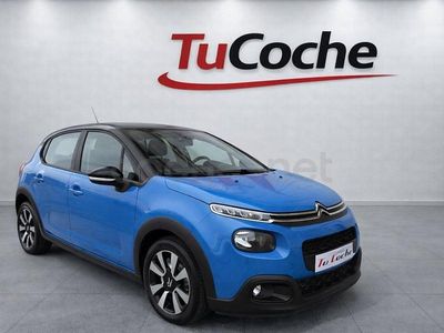Azul Usado 2017 Citroën C3 Shine Berlina | 8990 € (Precio justo)