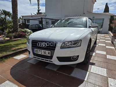 Usado Audi A5 Cabriolet S-Line 211 CV (155 kW) 2010 Blanco Descapotable