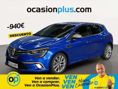 Usado Renault Mégane GT Line GT-Line 131 CV (96 kW) 2017 Azul Utilitario
