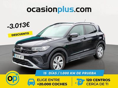 Negro Usado 2024 VW T-Cross Life SUV | 20.390 € (Precio justo)