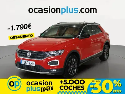 Usado VW T-Roc Sportline 150 CV (110 kW) 2018 Rojo SUV