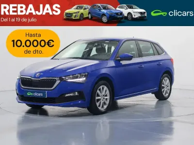 Usado Skoda Scala Ambition 95 CV (69 kW) 2020 Azul Utilitario