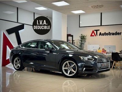 Usado Audi A5 Sportback 190 CV (139 kW) 2018 Gris Utilitario