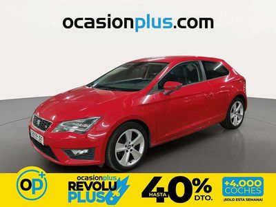 Usado Seat Leon FR 122 CV (89 kW) 2014 Rojo Utilitario