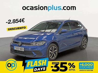 Usado VW Polo 95 CV (69 kW) 2025 Azul Berlina
