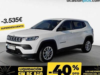 Usado Jeep Compass Longitude 131 CV (96 kW) 2022 Blanco SUV