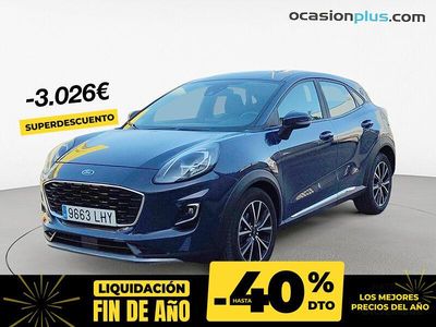 Azul Usado 2020 Ford Puma Titanium SUV | 15.690 € (Precio justo)
