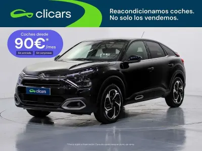 Usado Citroën C4 PureTech 131 CV (96 kW) 2021 Negro Utilitario