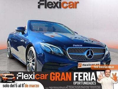 Usado Mercedes E400 333 CV (244 kW) 2018 Azul Descapotable