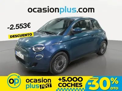 Usado Fiat 500e Icon 86 kW (118 CV) 2022 Azul Utilitario