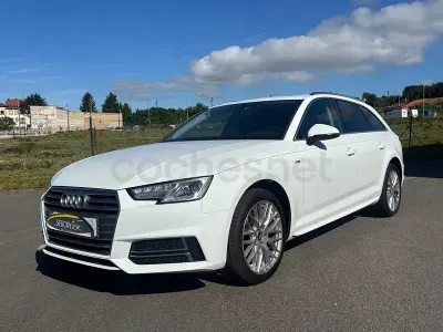 Usado Audi A4 S-Line 150 CV (110 kW) 2018 Blanco Familiar