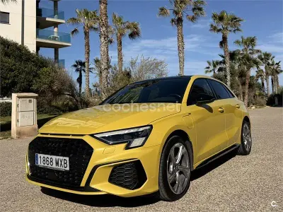 Usado Audi A3 S-Line 204 CV (150 kW) 2021 Amarillo Berlina