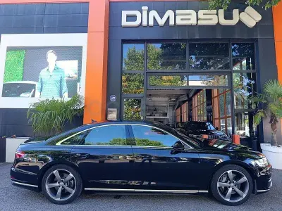 Usado Audi A8 340 CV (250 kW) 2019 Negro Berlina