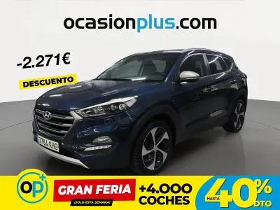 Usado Hyundai Tucson 176 CV (129 kW) 2018 Azul SUV