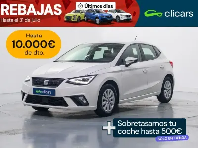 Usado Seat Ibiza Style 110 CV (80 kW) 2022 Blanco Utilitario