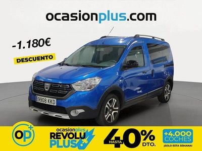 Usado Dacia Dokker 90 CV (66 kW) 2018 Azul Monovolumen