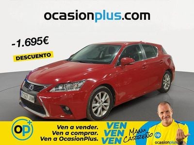 Usado Lexus CT200h Executive Line 136 CV (100 kW) 2016 Rojo