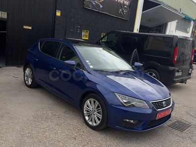 Usado Seat Leon FR 150 CV (110 kW) 2018 Azul Berlina