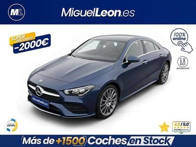 Usado Mercedes CLA250e 218 CV (160 kW) 2021 Azul Berlina
