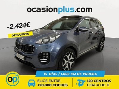 Usado Kia Sportage GT-Line 177 CV (130 kW) 2017 Azul SUV