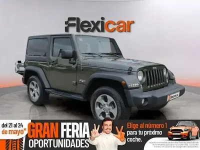 Usado Jeep Wrangler Sahara 284 CV (208 kW) 2017 Verde SUV