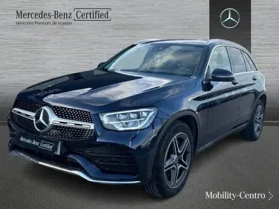Usado Mercedes GLC300 AMG line 245 CV (180 kW) 2022 Cavansitblau  metallic paint