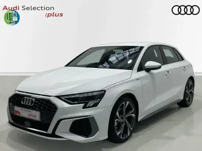 Usado Audi A3 S-Line 150 CV (110 kW) 2022 Blanco Berlina