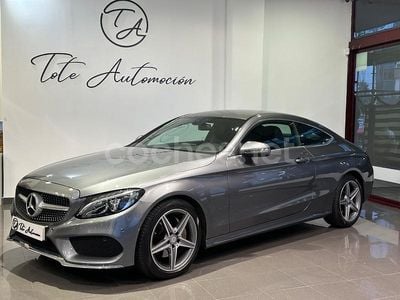 Gris / plata Usado 2016 Mercedes C220 AMG line Coupe | 24.900 € (Precio justo)