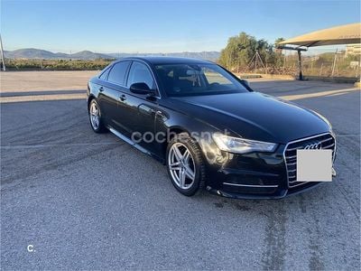 Usado Audi A6 S-Line 190 CV (139 kW) 2016 Negro Berlina