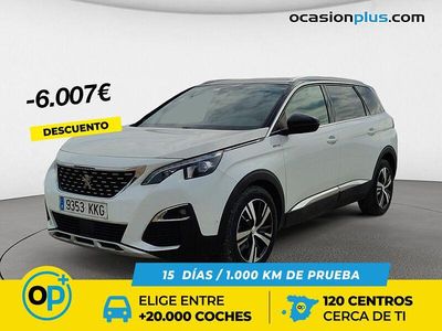 Usado Peugeot 5008 Active 150 CV (110 kW) 2018 Blanco Monovolumen